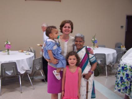 Pastor Denise and friend