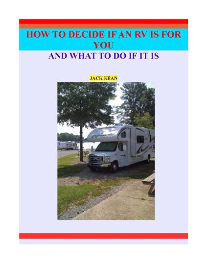 Is An RV For You cover
